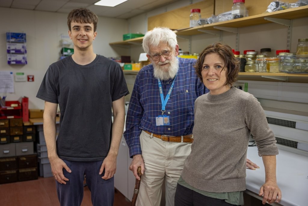 Ben Walker, Mike Thurston and Dr Tammy Horton.