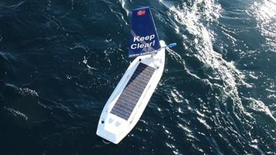 A Sailbuoy USV.