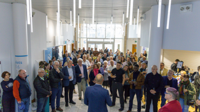 Discovery Point hosts an evening reception, with guests gathering to hear the Discovery story 