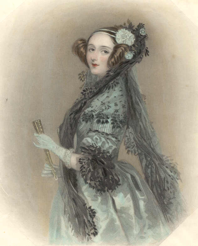 Ada Lovelace, William Henry Mote, Public domain, via Wikimedia Commons.