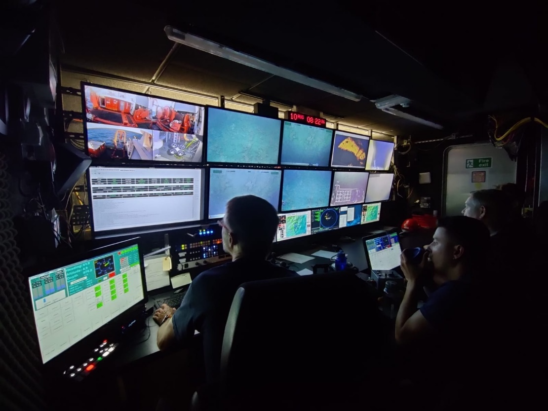 ROV Isis Control Room